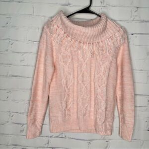 Ruby Rd. Small Petite Pink Sweater